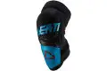 Coppia ginocchiere cross Leatt 3DF Hybrid Blu Fuel Nero