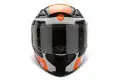 Casco integrale Befast Flash Bianco Rosso