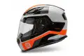 Casco integrale Befast Flash Bianco Rosso