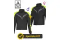 Kit Coppia Gamma CE Nero Giallo- Giacca moto Certificata Befast uomo + donna