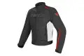 Giacca moto Dainese Hydra Flux D-Dry nero bianco rosso