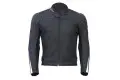 Giacca moto pelle racing Befast Faster Nero