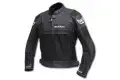 Giacca moto pelle racing Berik LJ10641 Nero