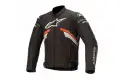 Giacca moto Alpinestars T-GP PLUS R V3 Nero Rosso Fluo Bianco