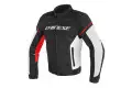 Giacca moto Dainese Air Frame D1 Tex nero bianco rosso