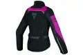 Giacca moto donna Dainese Tempest D-Dry nero fuxia
