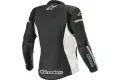 Giacca moto donna pelle estiva Alpinestars STELLA KIRA Nero Bianco Azzurro