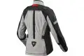 Giacca moto donna Rev'it Sand 4 H2O Ladies Argento 3 strati Nero