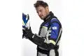 Giacca moto enduro Spyke DAKAR NAMIB XTR Grigio Giallo Fluo Blu