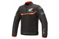 Giacca moto estiva Alpinestars HONDA COLLECTION T-SPS AIR Nero Rosso Acceso