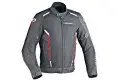 Giacca moto estiva Ixon COOLER Nero Bianco Rosso