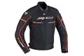 Giacca moto estiva Ixon Pitrace Nero Bianco Arancio