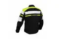 Giacca moto estiva Smook CE SKC-02 AIR JKT Nero Bianco Giallo fluo