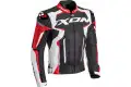 Giacca moto Ixon GYRE 3 strati Nero Bianco Rosso