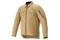 Giacca moto Oscar by Alpinestars TRUCKER Marrone khaki