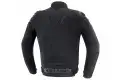 Giacca moto pelle Alpinestars Enforce Drystar nera