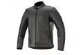 Giacca moto pelle Alpinestars TOPANGA Nero