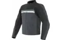 Giacca moto pelle Dainese Hf 3 Nero Ebano Atlantic Grigio Ghiaccio