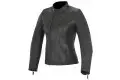 Giacca moto pelle donna Alpinestars Oscar Shelley nera