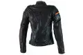 Giacca moto pelle donna Dainese Michelle testa di moro nero ara