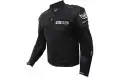 Giacca moto pelle estiva Berik Air Flow Nero Bianco