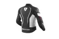 Giacca moto pelle estiva Rev'it Vertex GT Nero Rosso