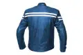 Giacca moto pelle estiva Spyke MILANO 2.0 Blu