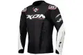 Giacca moto pelle Ixon Vortex 3 Nero bianco