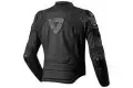 Giacca moto pelle Rev'it Akira Air nera