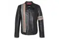 Giacca moto pelle SCHOTT NYC Racer Stripes Nero