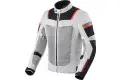 Giacca moto Rev'it Tornado 3 Argento Nero