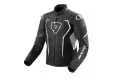 Giacca moto Rev'it Vertex H2O Nero Bianco