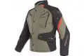 Giacca moto touring Dainese DOLOMITI GORE-TEX 3 strati GRAPE-LEAF Nero Rosso