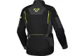 Giacca moto touring Macna Mundial Night Eye Grigio Nero Giallo Fluo