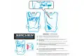 Gilet refrigerante Ufo plast Siachen cooling vest Nero Blu