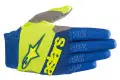 Guanti cross Alpinestars RACEFEND NL Giallo Fluo Blu