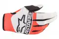 Guanti cross Alpinestars RADAR NV Bianco Off Rosso Fluo Blu