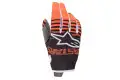 Guanti cross bambino Alpinestars YOUTH RADAR Antracite Arancio fluo