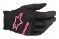 Guanti cross donna Alpinestars STELLA FULL BORE Nero Rosa Fluo