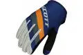 Guanti cross SCOTT 350 Track Blu Arancio