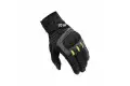 Guanti moto estivi T-UR G-KNIT Nero Giallo Fluo