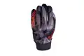Guanti moto Five Globe Replica Camo Rosso Fluo
