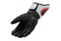 Guanti Moto Rev'it Quantum 3 Bianco Rosso Neon