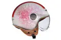 Casco jet Kappa KV8 City Square Bianco Rosso