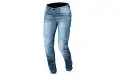 Jeans moto donna Macna Jenny con rinforzi in Kevlar blu chiaro