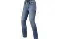 Jeans moto donna Rev'it Victoria Ladies Azzuro Classic Slavato L34