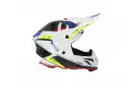 Casco cross Acerbis Steel Carbon 2206 in carbonio Bianco Nero