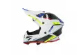 Casco cross Acerbis Steel Carbon 2206 in carbonio Bianco Nero