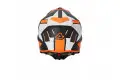 Casco cross Acerbis X-Track 2206 in fibra Arancio Fluo Nero