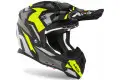Casco Cross Airoh Aviator Ace Swoop Giallo opaco